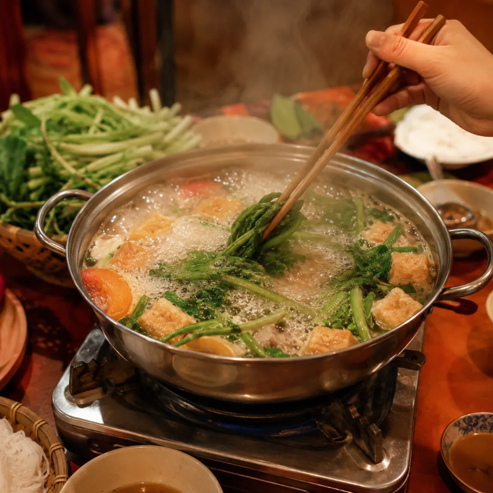 Bàn nướng đông khách tại Cháo Vịt Thanh Thủy